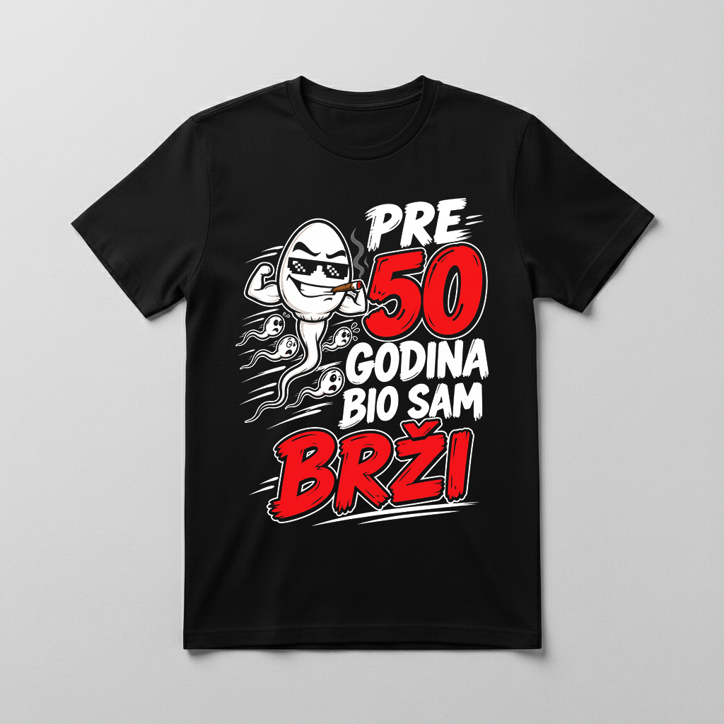 Crna majica – Pre 50 godina bio sam brži
