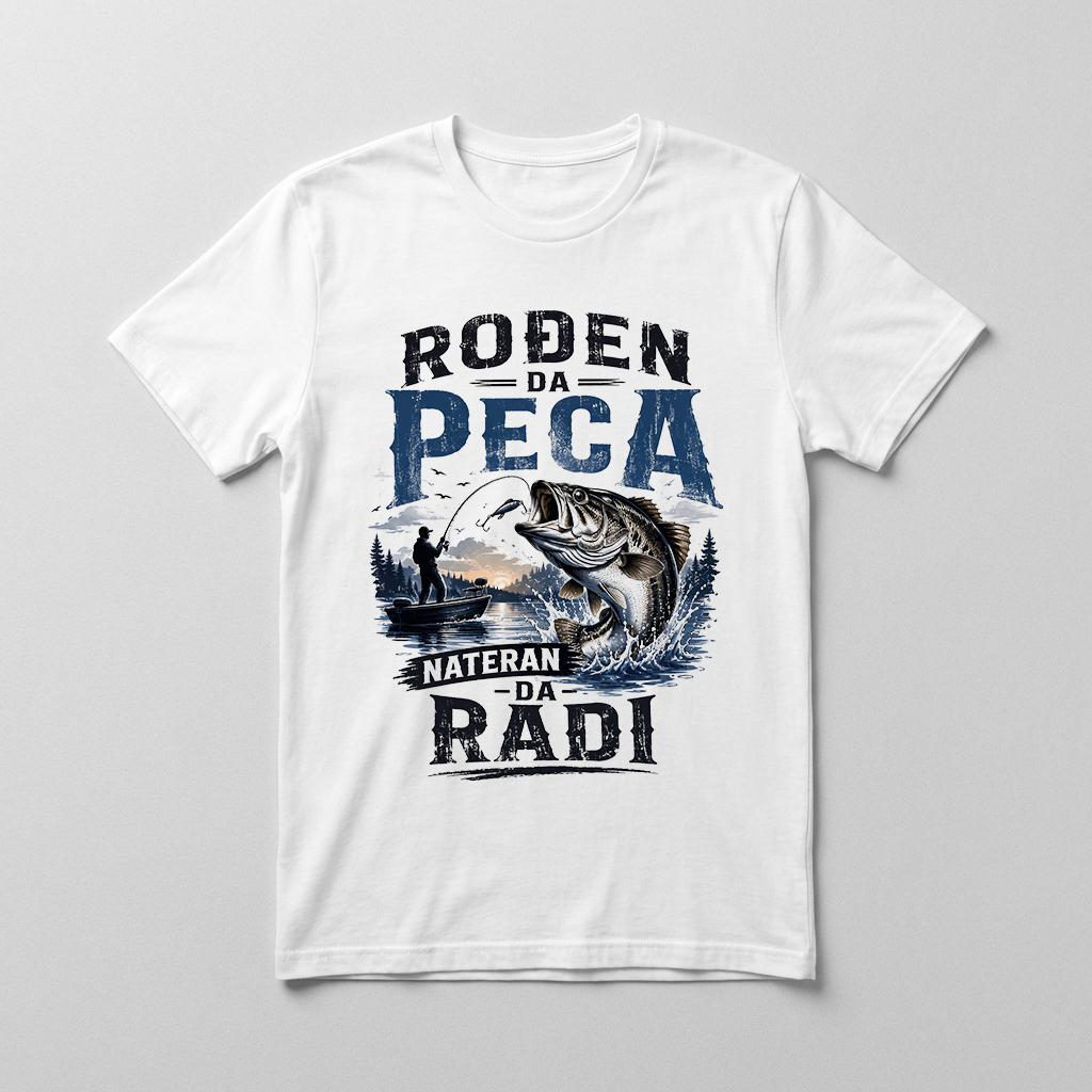 Rođen da peca Majica