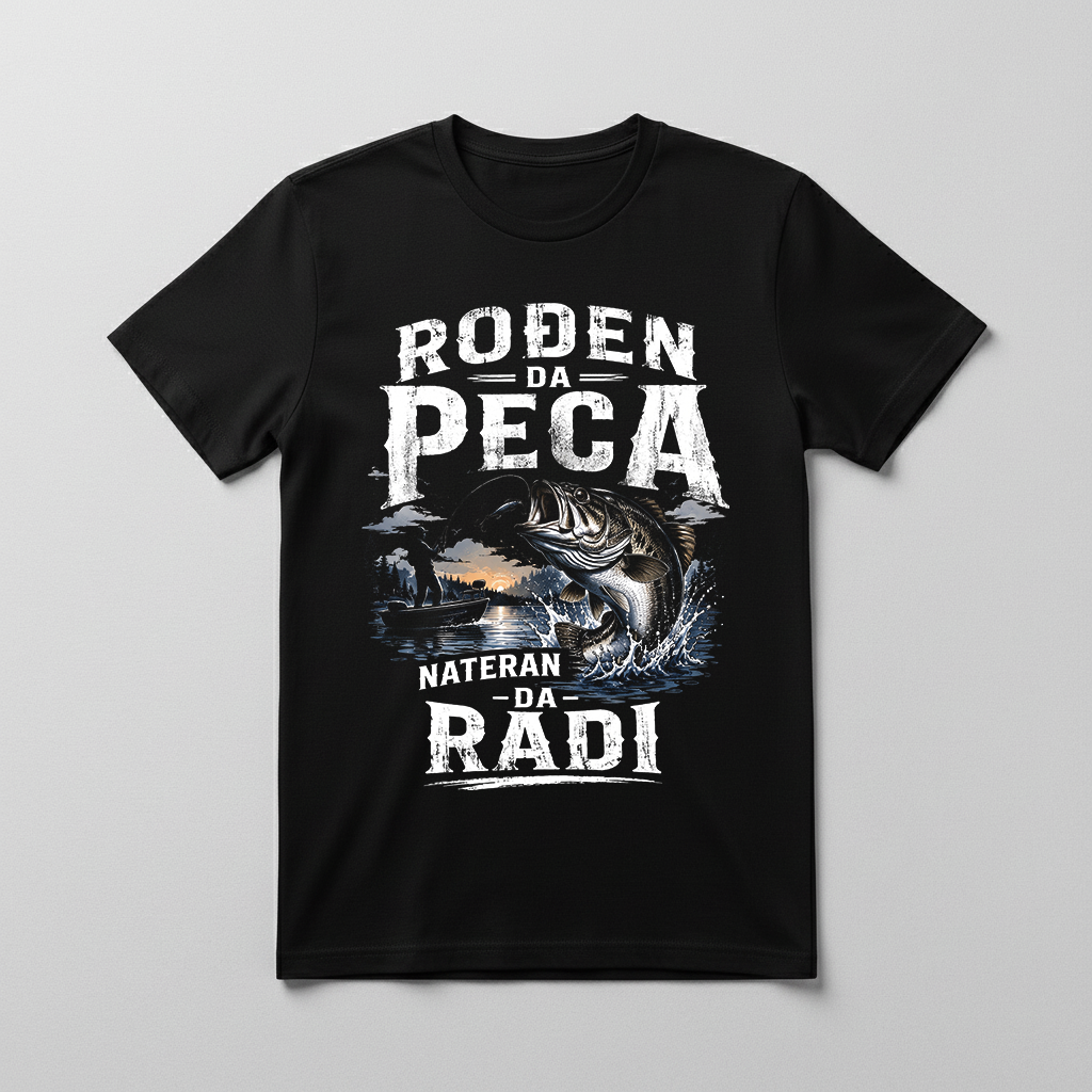 Rođen da peca Majica